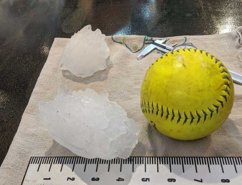 Colorado hail 4 inches + wide