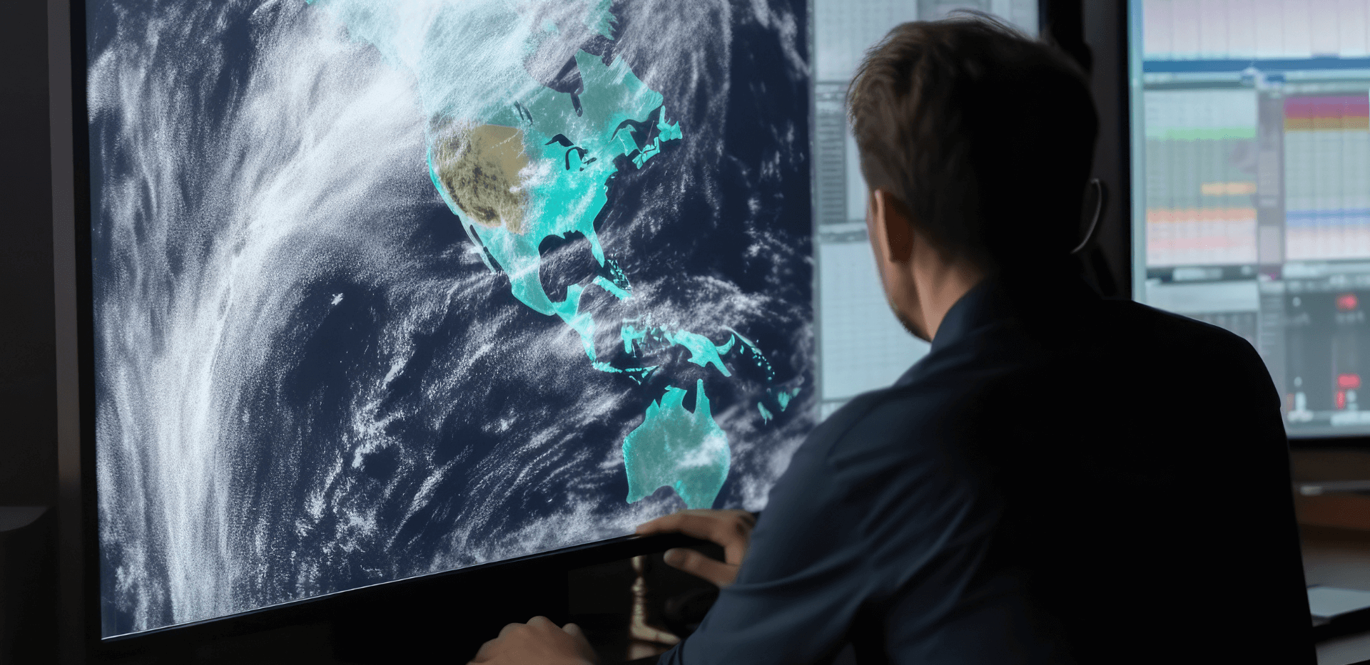 Weather system on screen